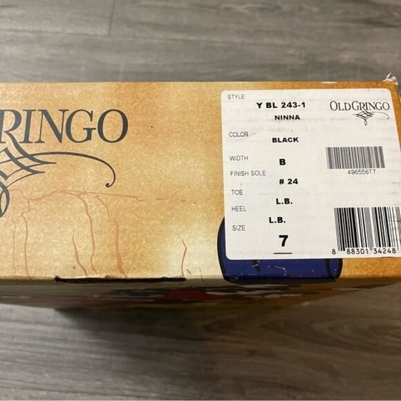 NIB Old Gringo Booties Ninna Yippee Ki Yay Ankle Leather Fringe Women Size 7 - Picture 6 of 9